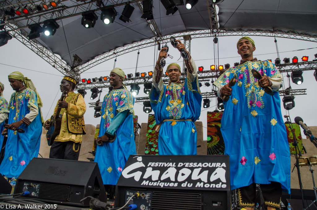Mahmoud Guinea and Koyous at the 2015 Gnawa Festival