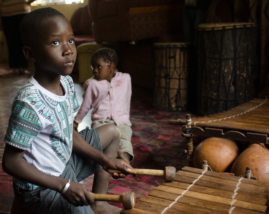 Khalifa Diarra, on balafon (Eyre 2016)