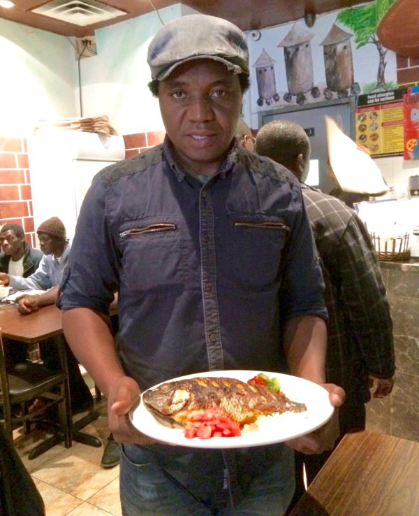 David Dembele, co-owner of La Savane Restaurant