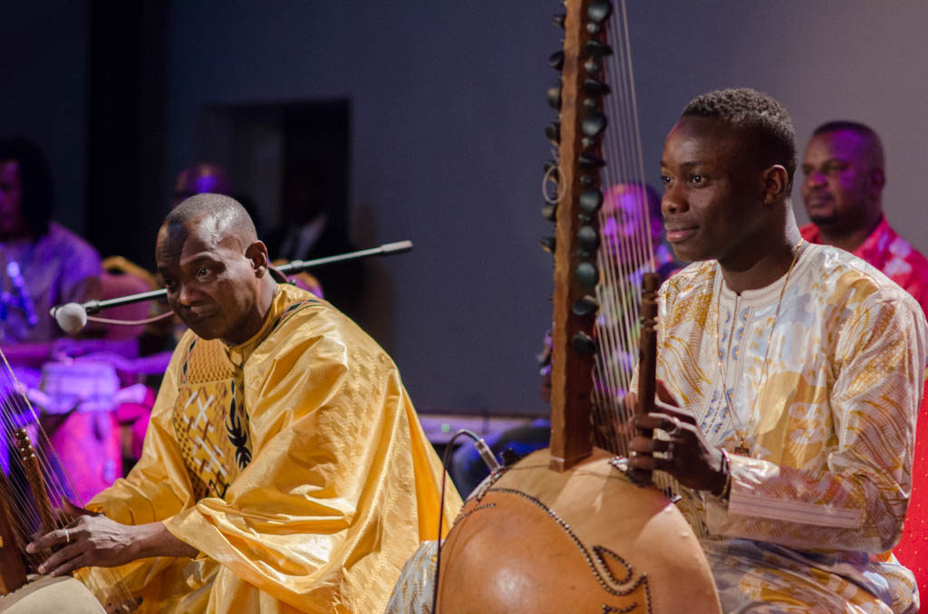 Toumani & Sidiki Diabate with Symmetric Orchestra at Festival Acoustic de Bamako (Eyre 2016)