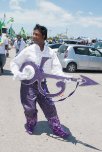 Carnival homage to the late artist Prince.
