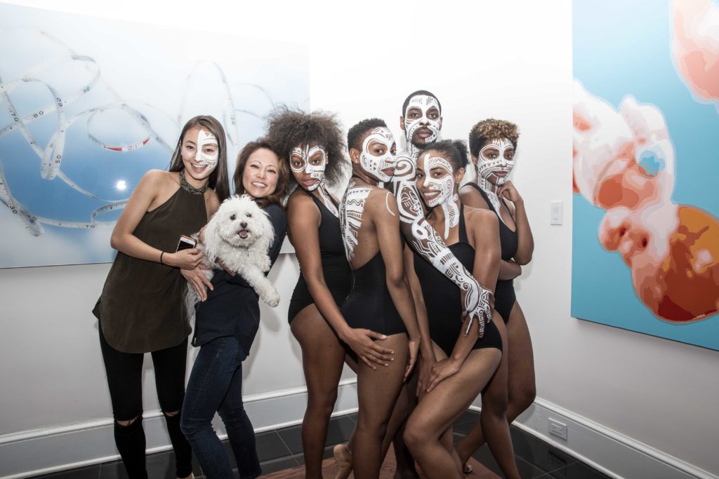 Skye Bork, Shigeko Bork and dancers from Howard University