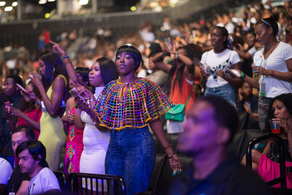 Crowd at One Africa Music Fest in Brooklyn