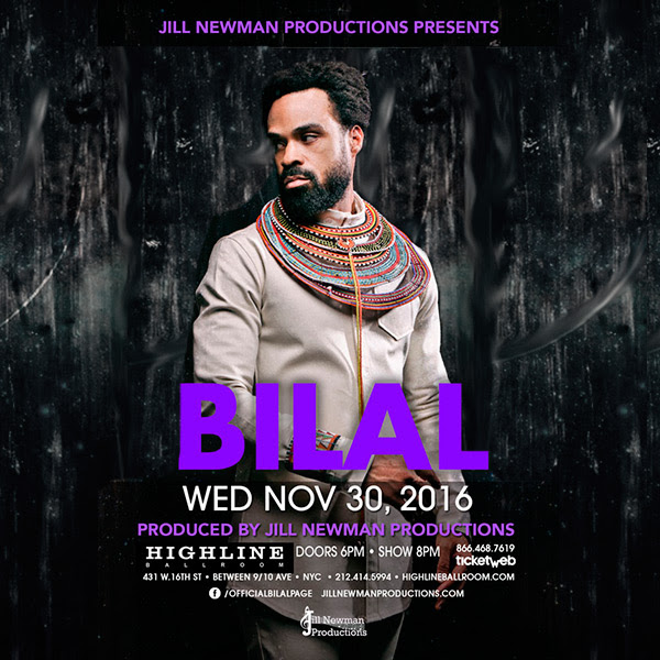 Bilal at the Highline Ballroom Nov. 30