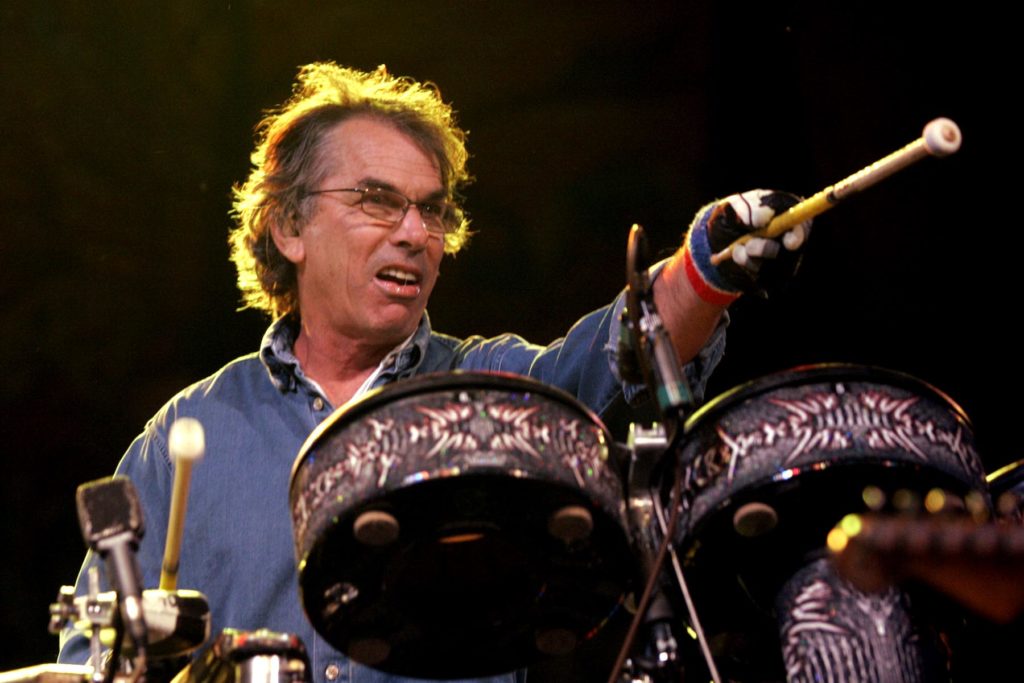 1/16/2009: B1: Mickey Hart performs during the Harmony Festival in June at the Sonoma County Fairgrounds. PC: Mickey Hart performs during the Harmony Festival, Friday June 6, 2008 at the Sonoma County Fairgrounds.