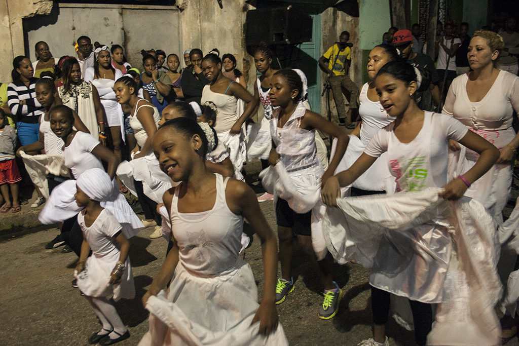 Performance by students at the La Rumba Soy Yo Academia de Baile, Matanzas. January 2016.