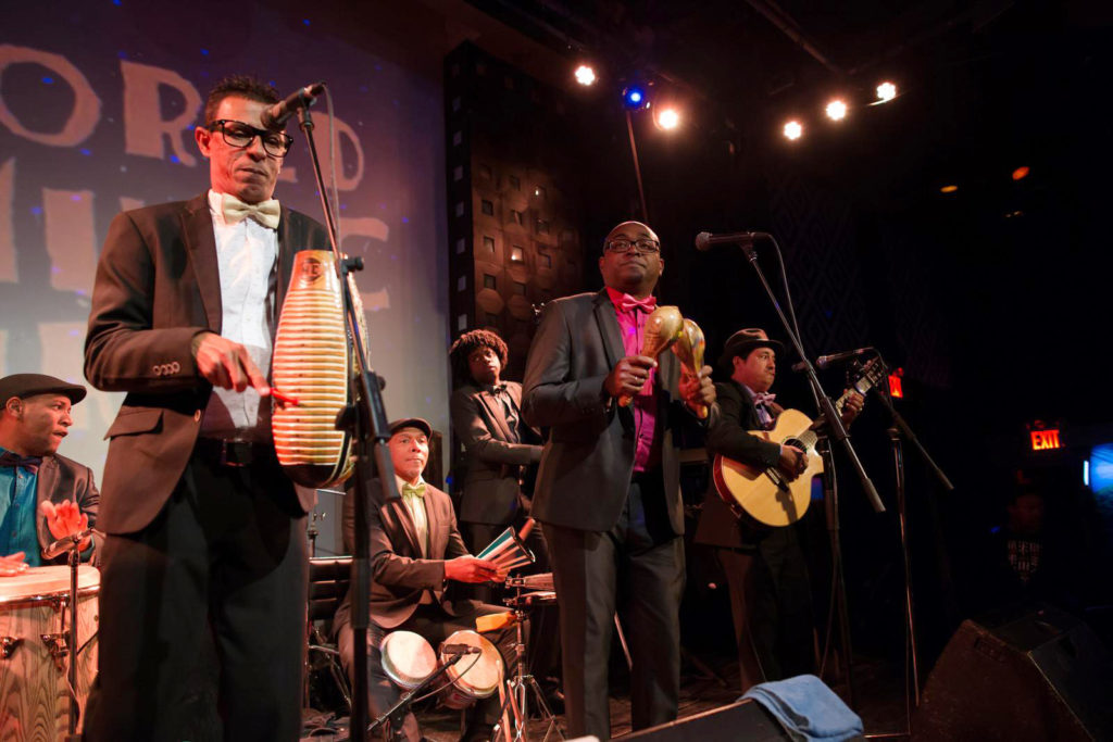 Septeto Santiaguero performing at the World Music Fire showcase at SOB's in Manhattan. photo William farrington
