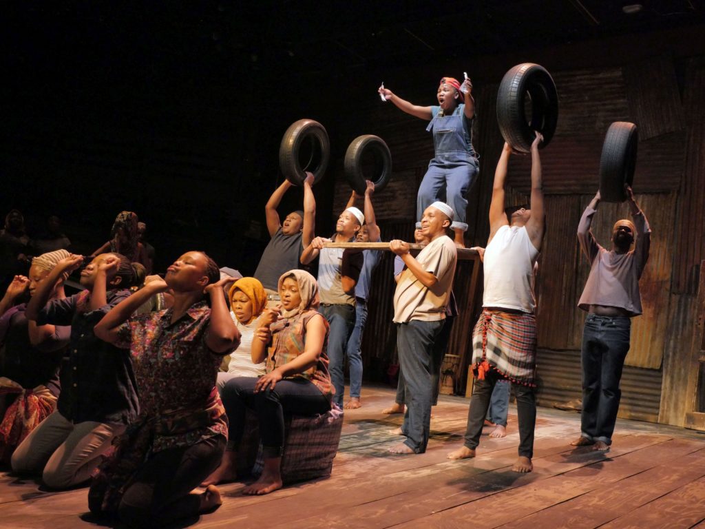 Isango Ensemble in A Man of Good Hope at the Young Vic © Keith Pattison