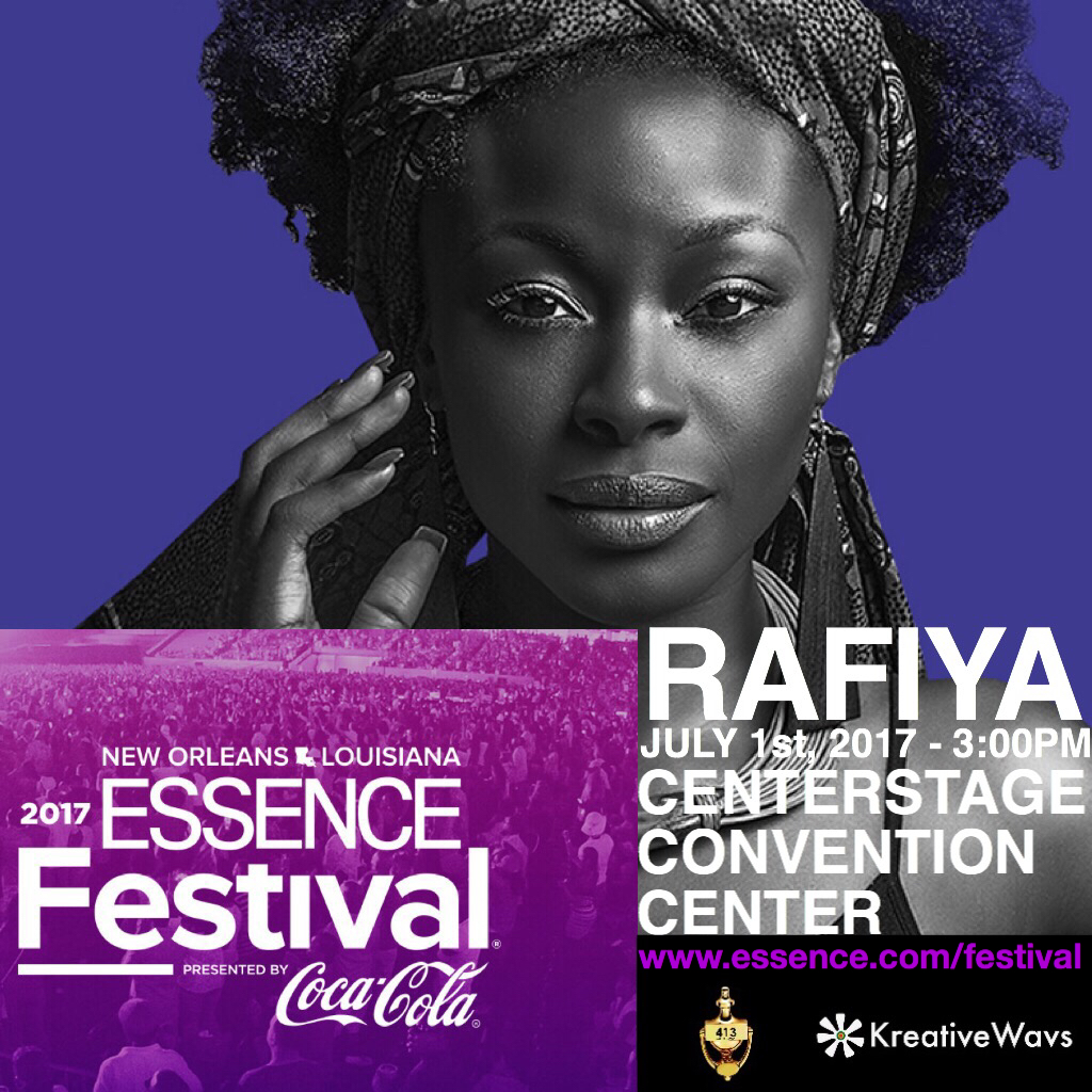Rafiya to Perform at Essence Fest in New Orleans