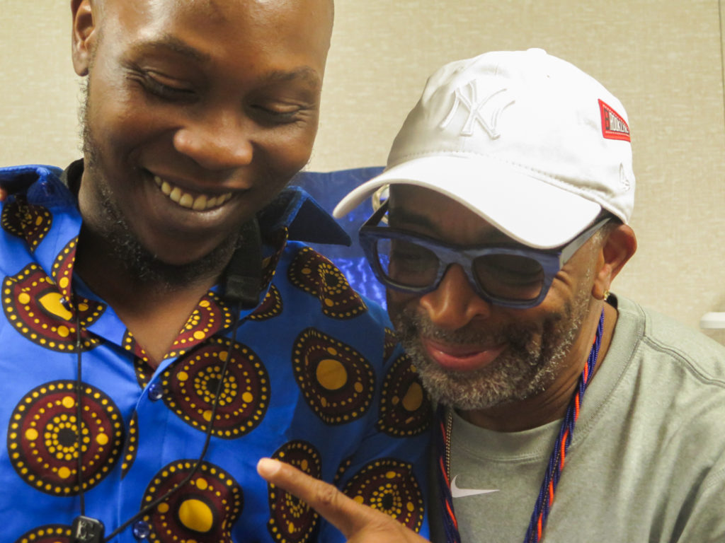 Seun Kuti and Spike Lee (Eyre 2017)