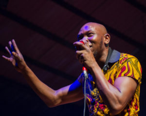 Seun Kuti, at the New Africa Shrine